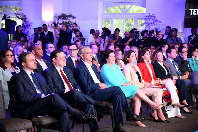 Presidente Abinader participó en el evento.