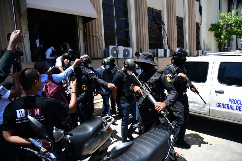 Un grupo de imputados en el caso Senasa 2.0-A fue trasladado este sábado, bajo estrictas medidas de seguridad