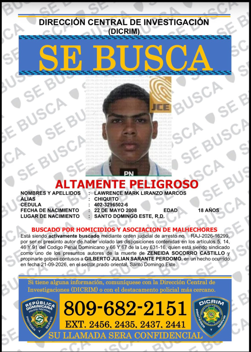 Lawrence Marliranzo Marcos, mejor conocido como Chiquito, fue uno de los que ingresó a la residencia de Julián Oro Duro.