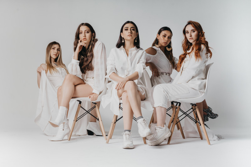 Desde la izquierda, Olga Natalia, Makis, Juliana y Camila, integrantes del grupo colombiano Ventino.