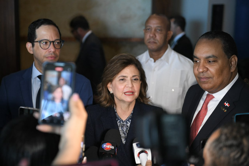 La vicepresidenta de la República Dominicana, Raquel Peña.