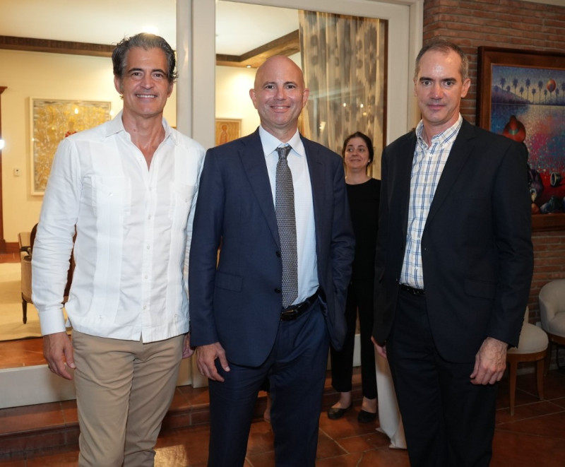 Javier Marin, Lorenzo Brescia y Ezequiel Bergallo.