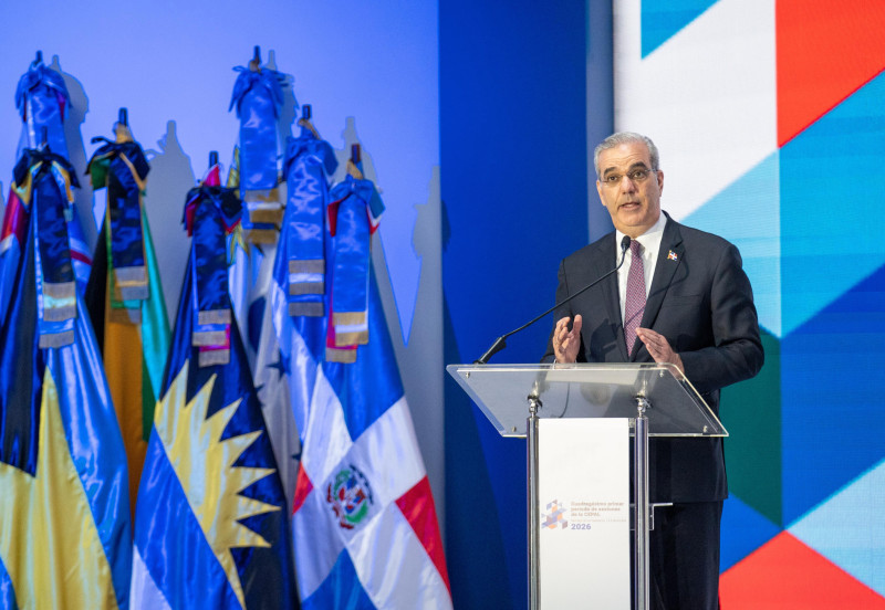 Presidente Luis Abinader en la CEPAL
