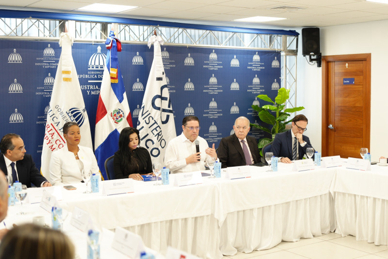 El ministro de Industria, Comercio y Mipymes (MICM), Eduardo Sanz Lovatón.
