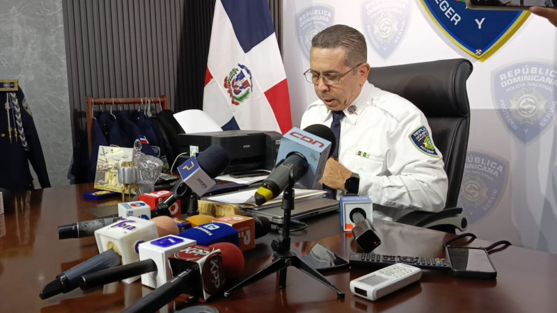 El vocero de la Policía Nacional, Diego Pesqueira.