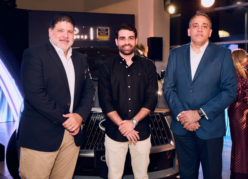 Harold Abbott, Gerardo Fernández y Blas Fernández.