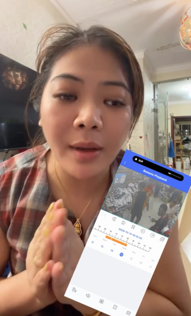 Comerciante china difunde video alertando sobre robos en su tienda en la avenida Duarte, Distrito Nacional.