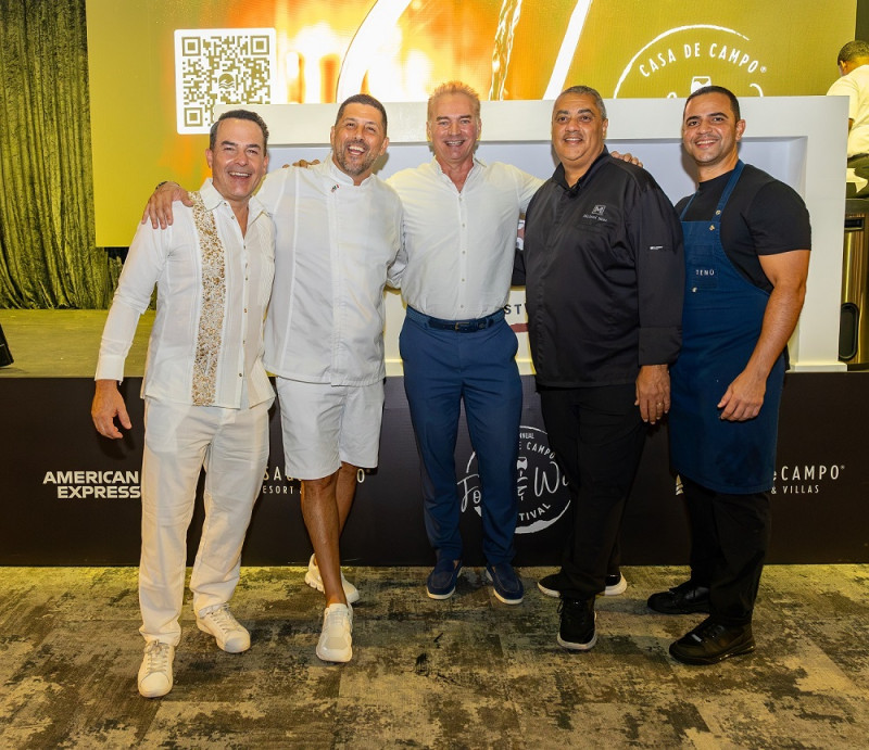 Carlos Calderón, Joe Isidori, Jason Kycek, Michael Mina y Gabriel Tejada.
