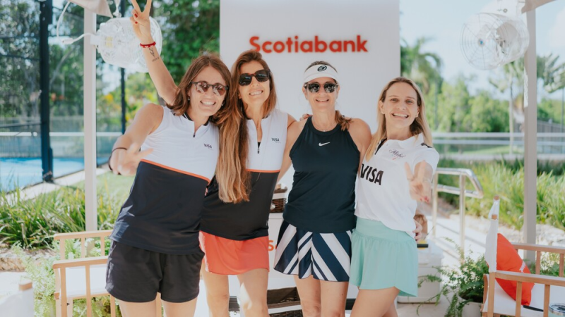 Lissa Macchi, Olga Osipova, Massiel Olivares y Ana Olivares