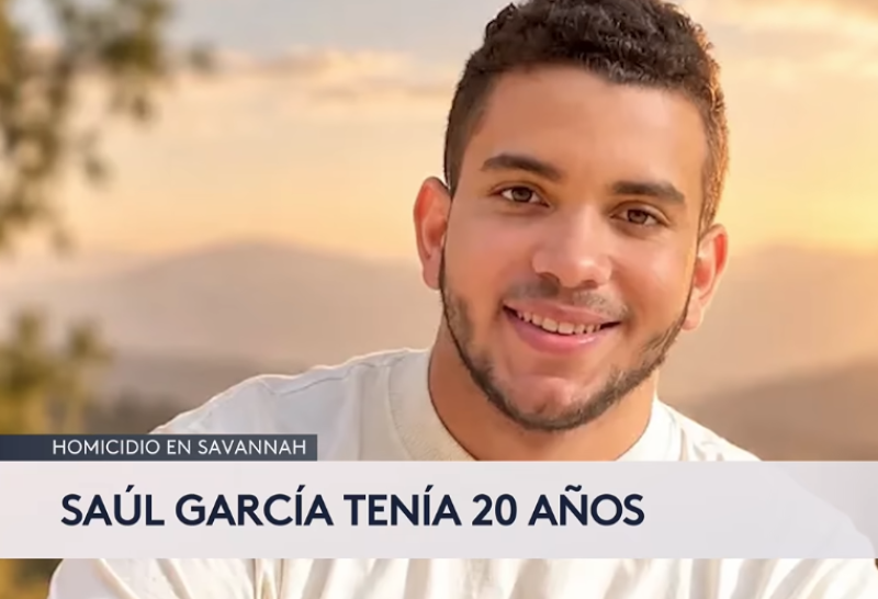 Saúl Gabriel García Santos, de 20 años, joven dominicano asesinado en Georgia en Estados Unidos. Foto extraída de Univisión.