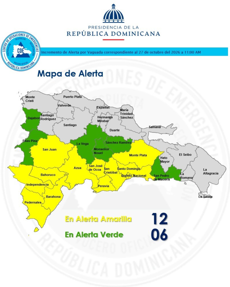 El COE mantiene activo los planes de contingencia en las provincias en alerta