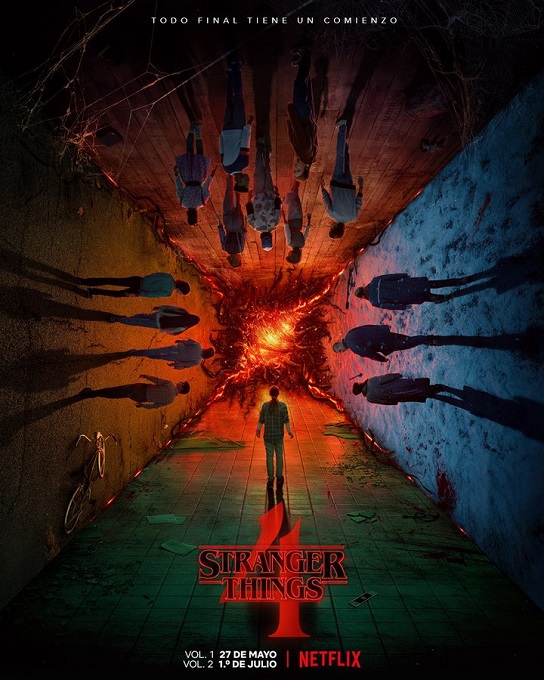 Imagen promocional de la serie Stranger Things.