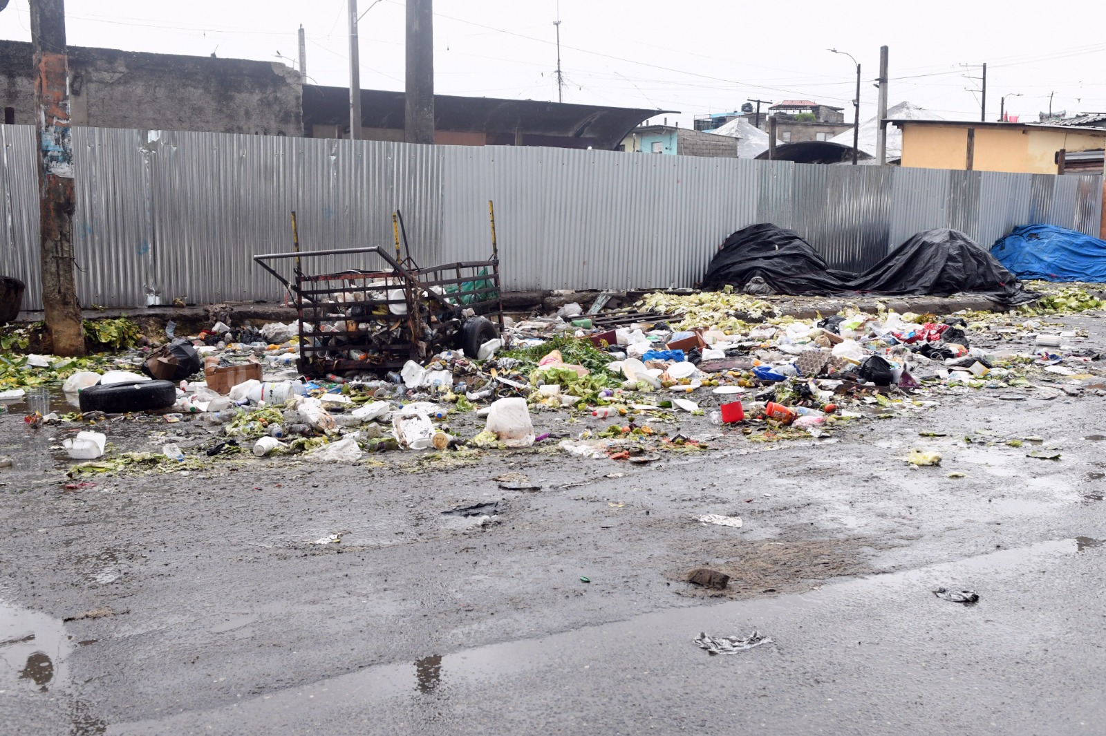 Contaminación en mercado nuevo de la Duarte