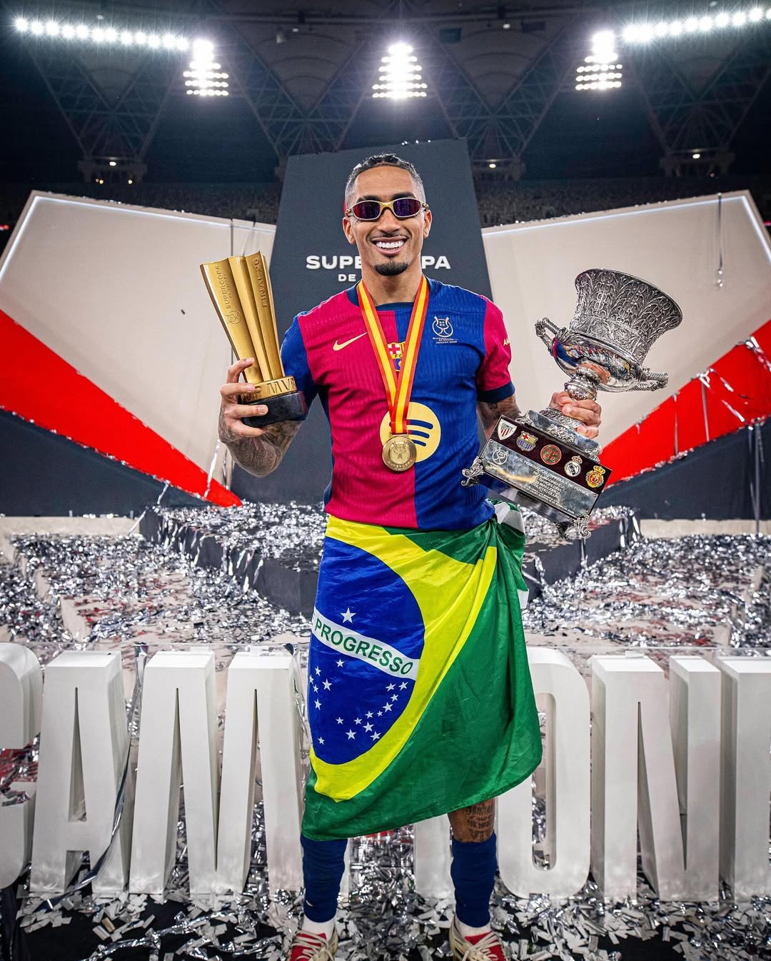 Raphinha tras ganar la Supercopa junto al Barcelona: "Lo importante son