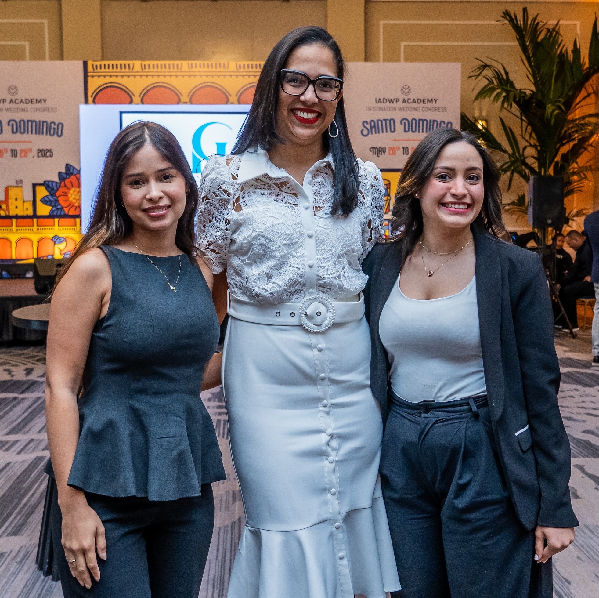 Ámbar Grosch, María Cabrera y Lauramaria Montás