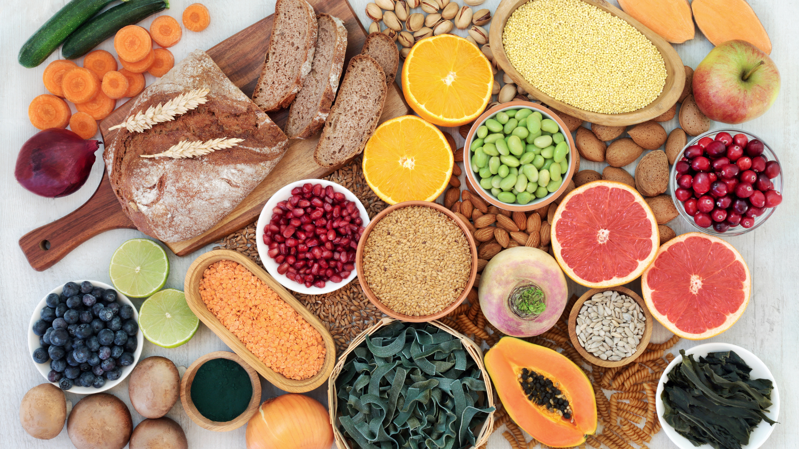 Alimentos para una dieta saludable