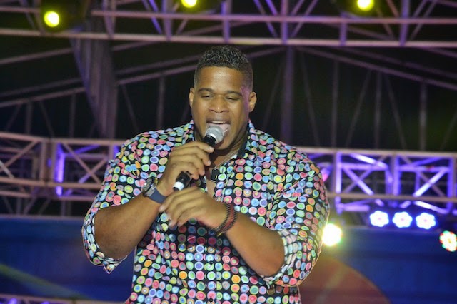 Jandy Ventura durante uno de sus conciertos.