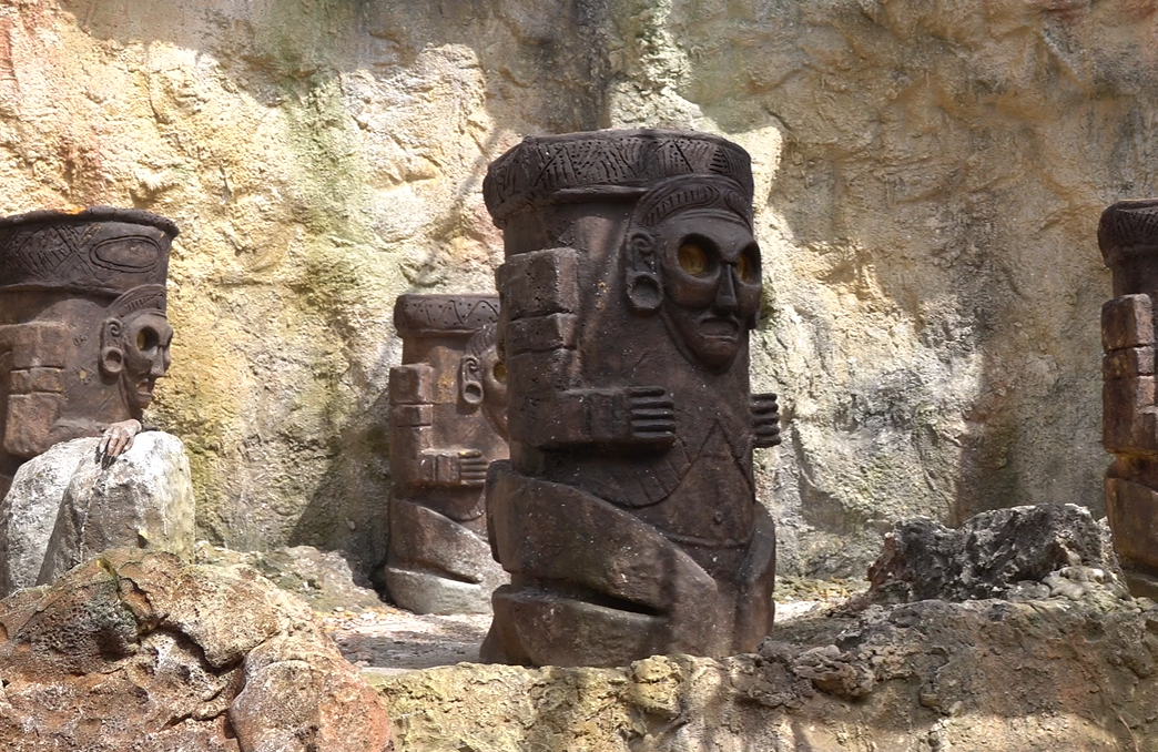 Cueva por dentro, recreada para la película Xiguapa.
