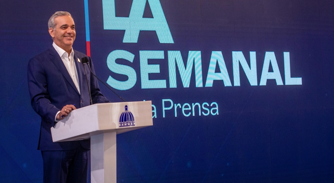 Luis Abinader durante su participación del lunes 18 de agosto 2025 en La Semanal.