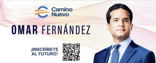 La imagen colocada en las vallas publicitarias de Camino Nuevo