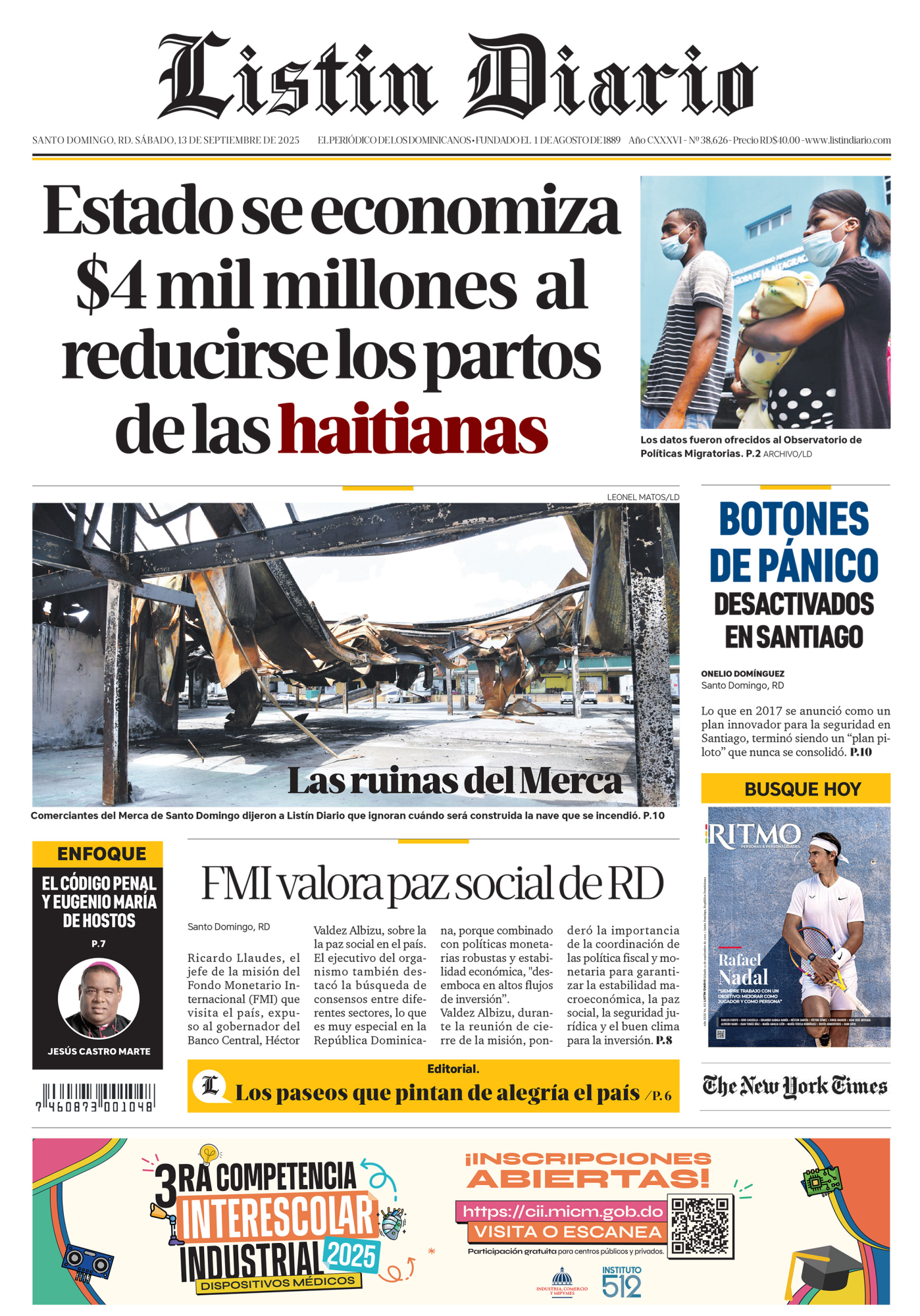 Listín Diario, el periódico de los dominicanos. Noticias Santo Domingo.