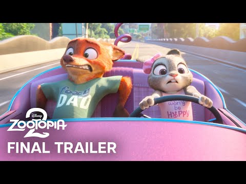 Zootopia will be changed furrrever...
Get ready for #Zootopia2, only in theaters November 26!

In Walt Disney Animation Studios' “Zootopia 2,” detectives Judy Hopps (voiced by Ginnifer Goodwin) and Nick Wilde (voiced by Jason Bateman) find themselves on the twisting trail of a mysterious reptile who arrives in Zootopia and turns the mammal metropolis upside down. To crack the case, Judy and Nick must go undercover to unexpected new parts of town, where their growing partnership is tested like never before. Oscar® winners Jared Bush (co-director/co-writer “Zootopia,” director/co-writer “Encanto”) and Byron Howard (director “Zootopia,” director “Encanto”) are directing; Bush is writing the script; Yvett Merino (Oscar-winning producer “Encanto”) produces. “Zootopia 2” hits theaters in Nov. 26, 2025.

See more from official Disney Animation:

Instagram: https://www.instagram.com/disneyanimation/
Facebook: https://www.facebook.com/DisneyAnimation
X: https://twitter.com/disneyanimation

Welcome to the official Walt Disney Animation Studios YouTube channel! There's much from the archive that we want to share, while also giving you glimpses into our current studio--a dynamic place full of fresh voices and talent.