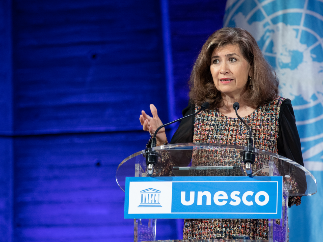 Conferenciasta Gabriela Ramos subdirectora general de UNESCO.