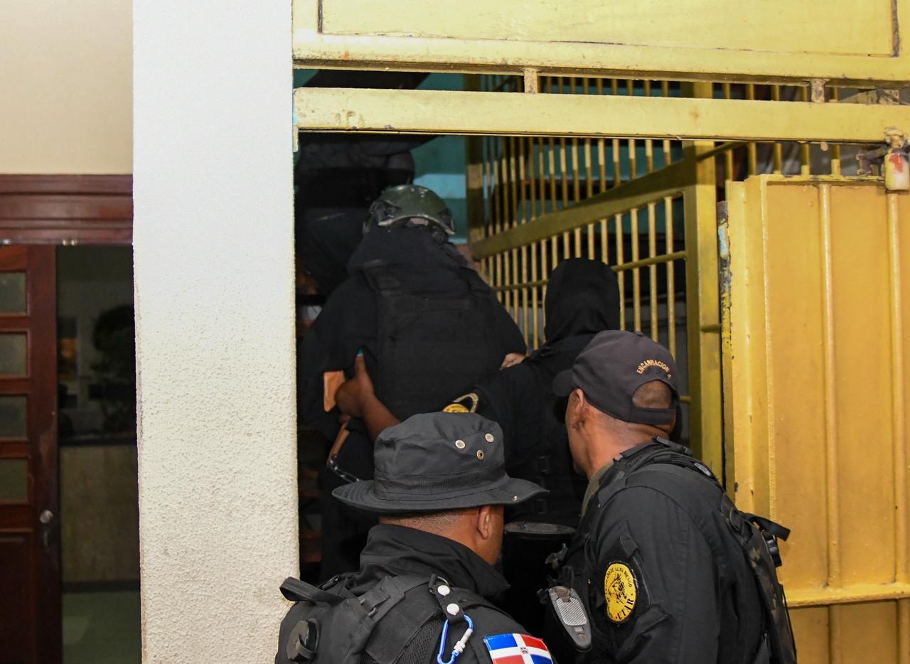 Heidi Mariela Pineda a su llegada al Palacio de Justicia