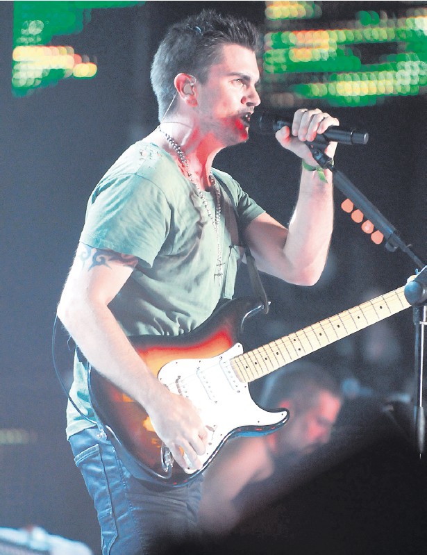Foto de archivo de Juanes durante el Festival Presidente 2010