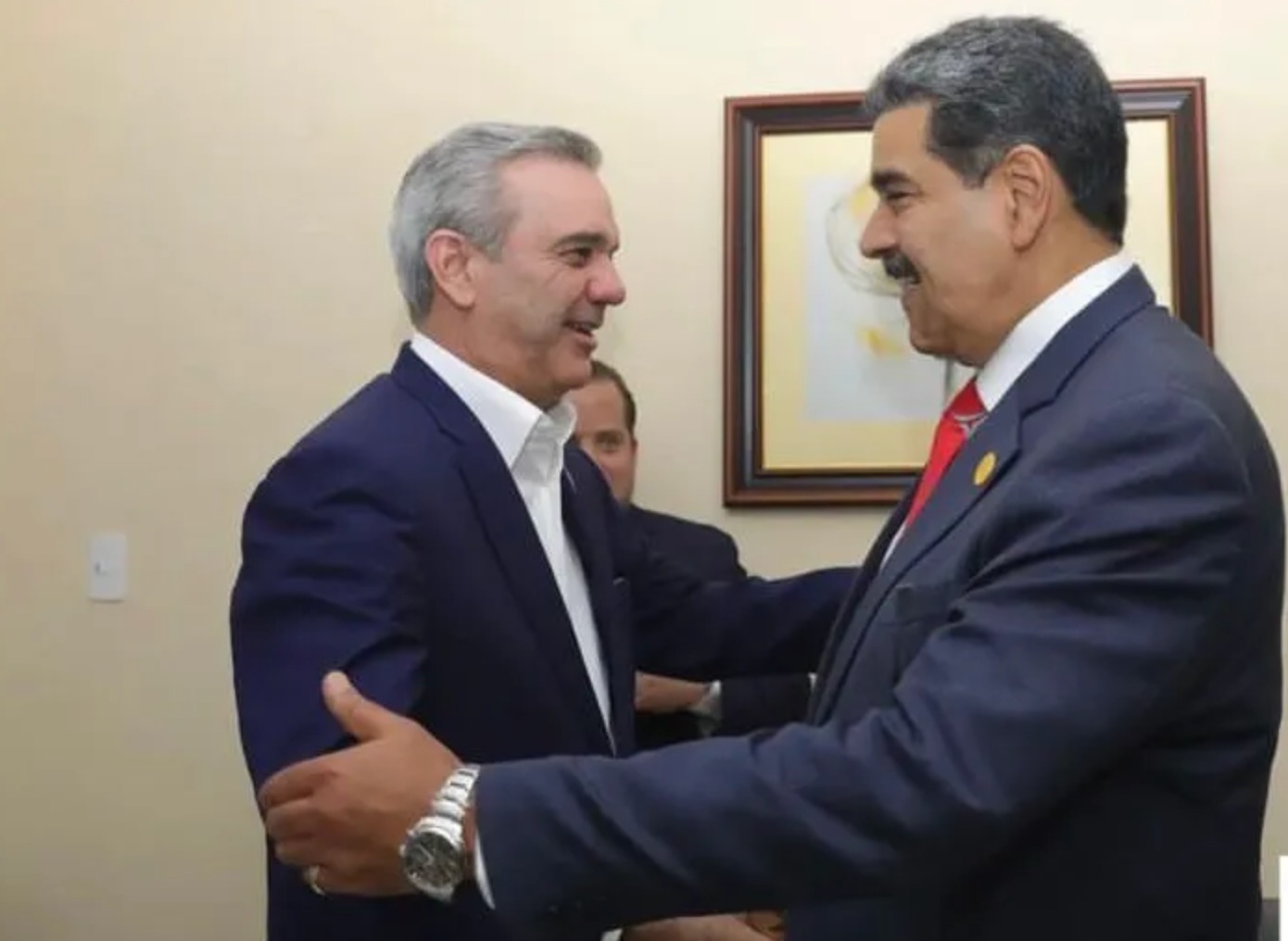 El presidente Abinader y Maduro se reunieron en Cuba en 2023