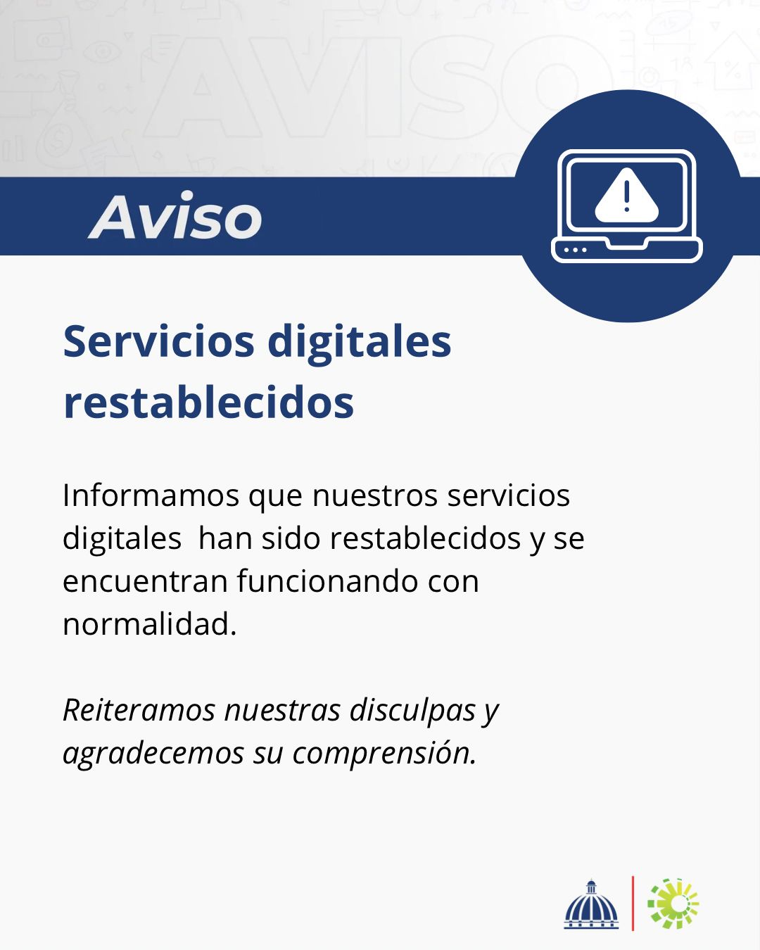 DGII restable servicios digitales