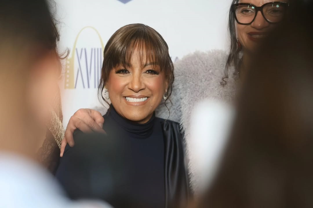 Milly Quezada smiles after the film screening 