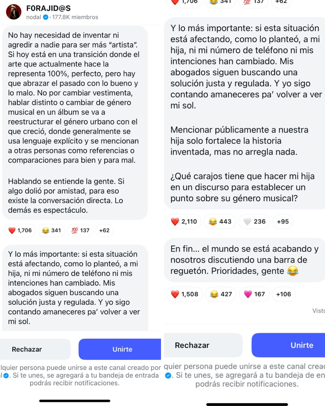 Nodal aseguró que el tema no es un ataque ni una declaración moral, sino “una comparación típica dentro del género.