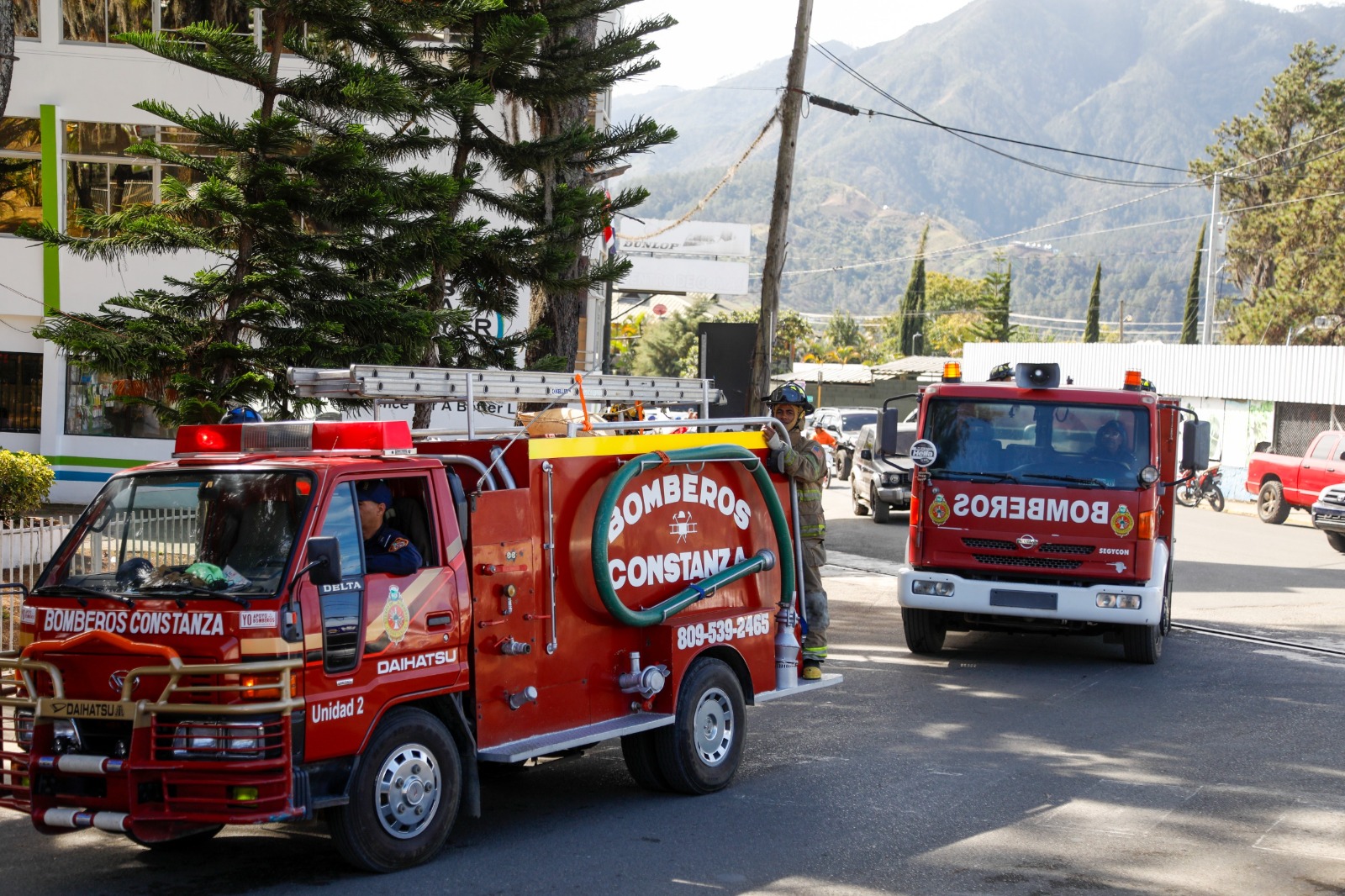 Nuevo Cuerpo de Bomberos en Constanza, provincia La Vega.