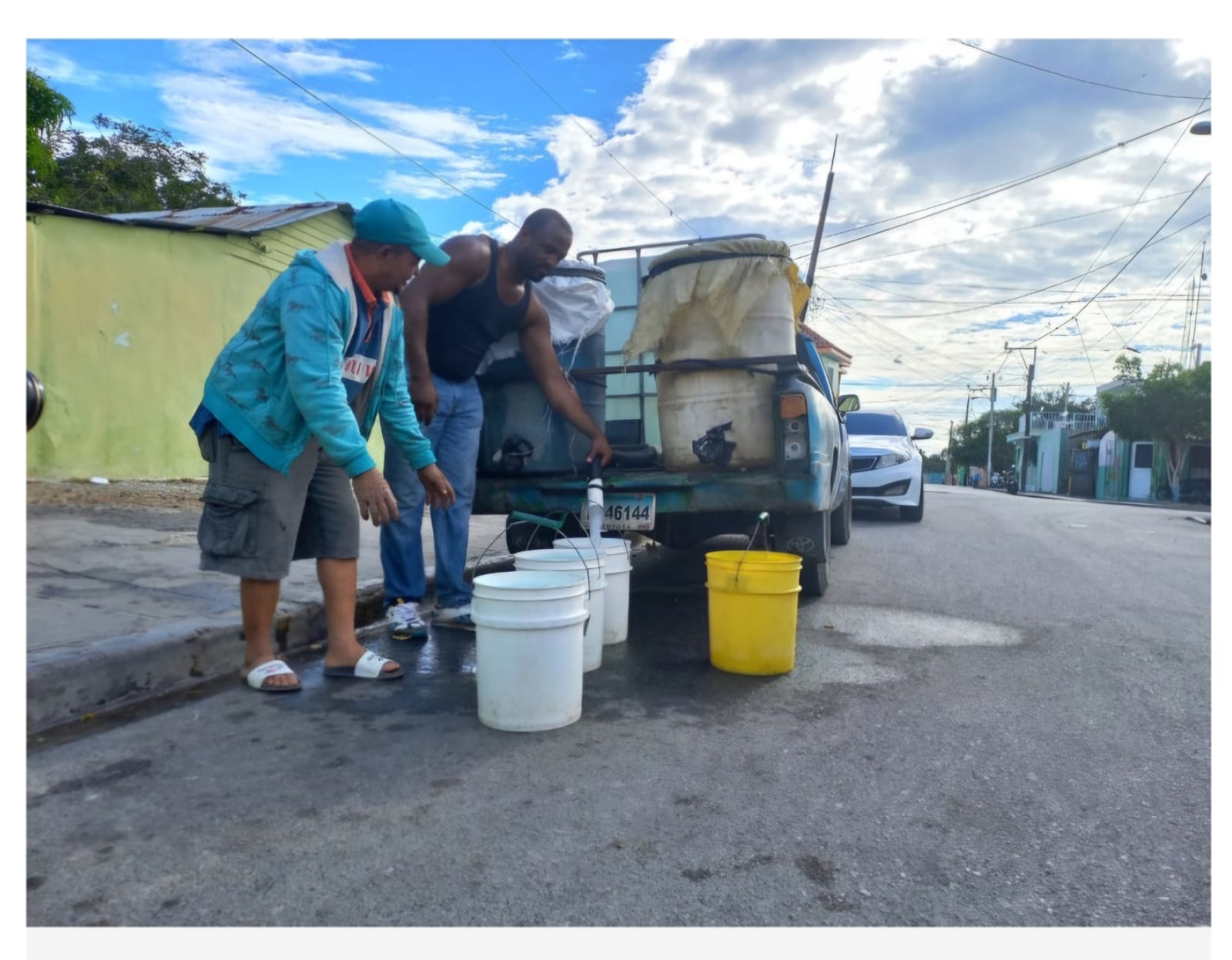 Los comunitarios manifestaron que llevan 3 meses sin agua potable.