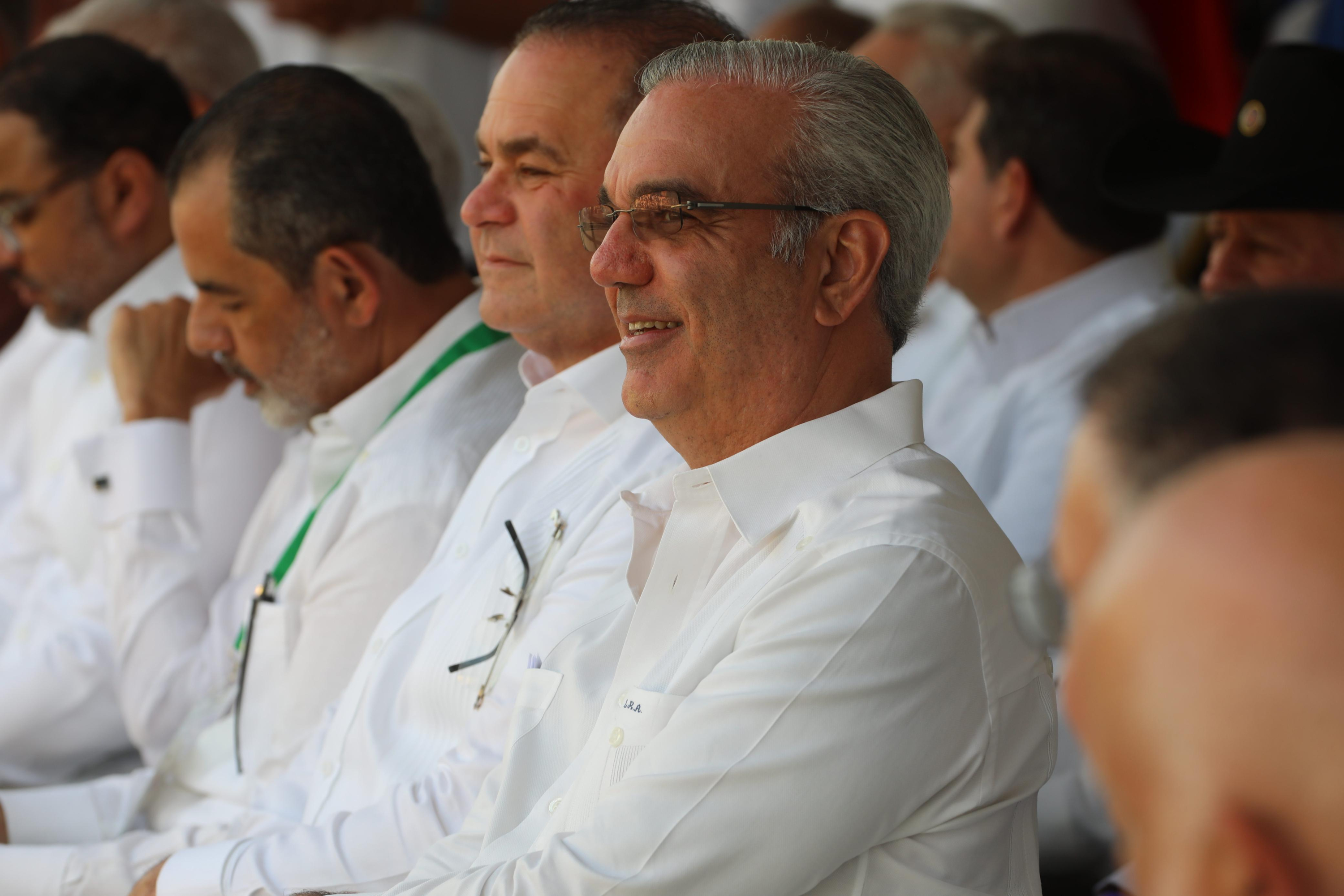 El presidente Luis Abinader en la inauguración de la trigésima octava Feria Agropecuaria Nacional.