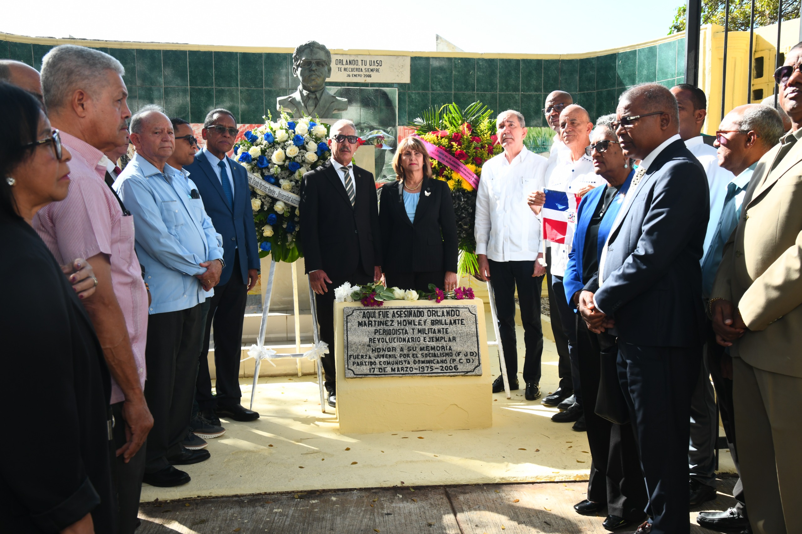 Conmemoración a Orlando Martínez por uasdianos.