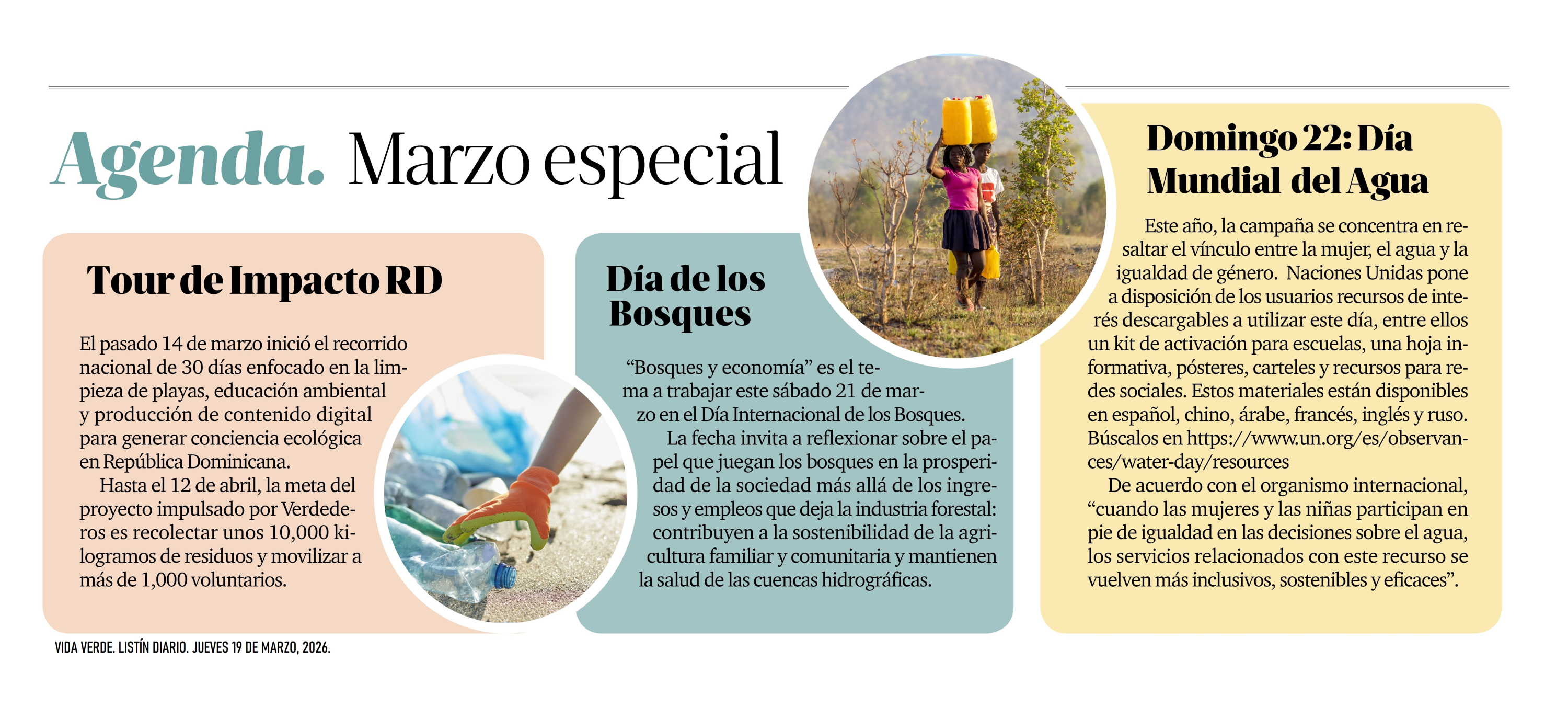 Agenda marzo 2026