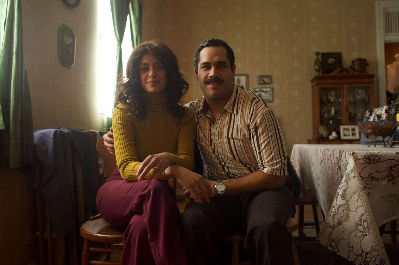 Juan Carlos Pichardo as Rafael Vásquez and Sandy Hernández as Milly Quezada in Milly, Reina del Merengue
