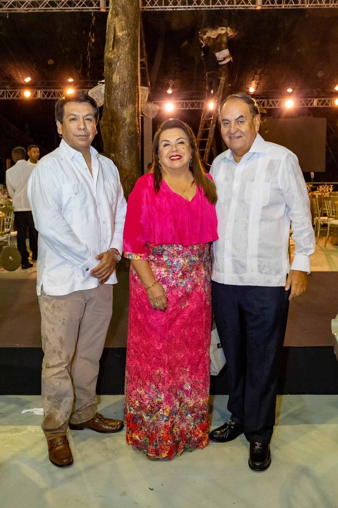 Arturo Marroquín, Rania Alcázar de Añaños and Jorge Añaños