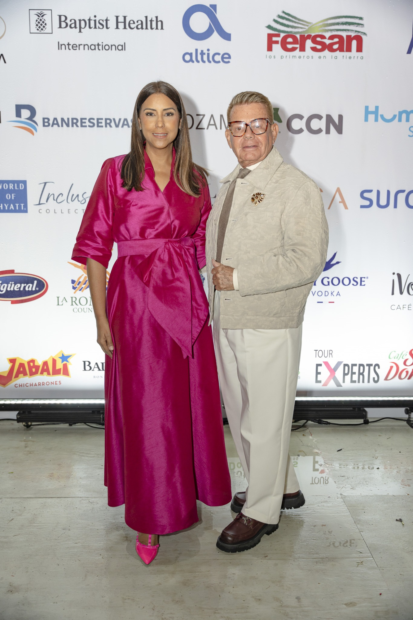 Selineé Méndez and Felipe Rangel.