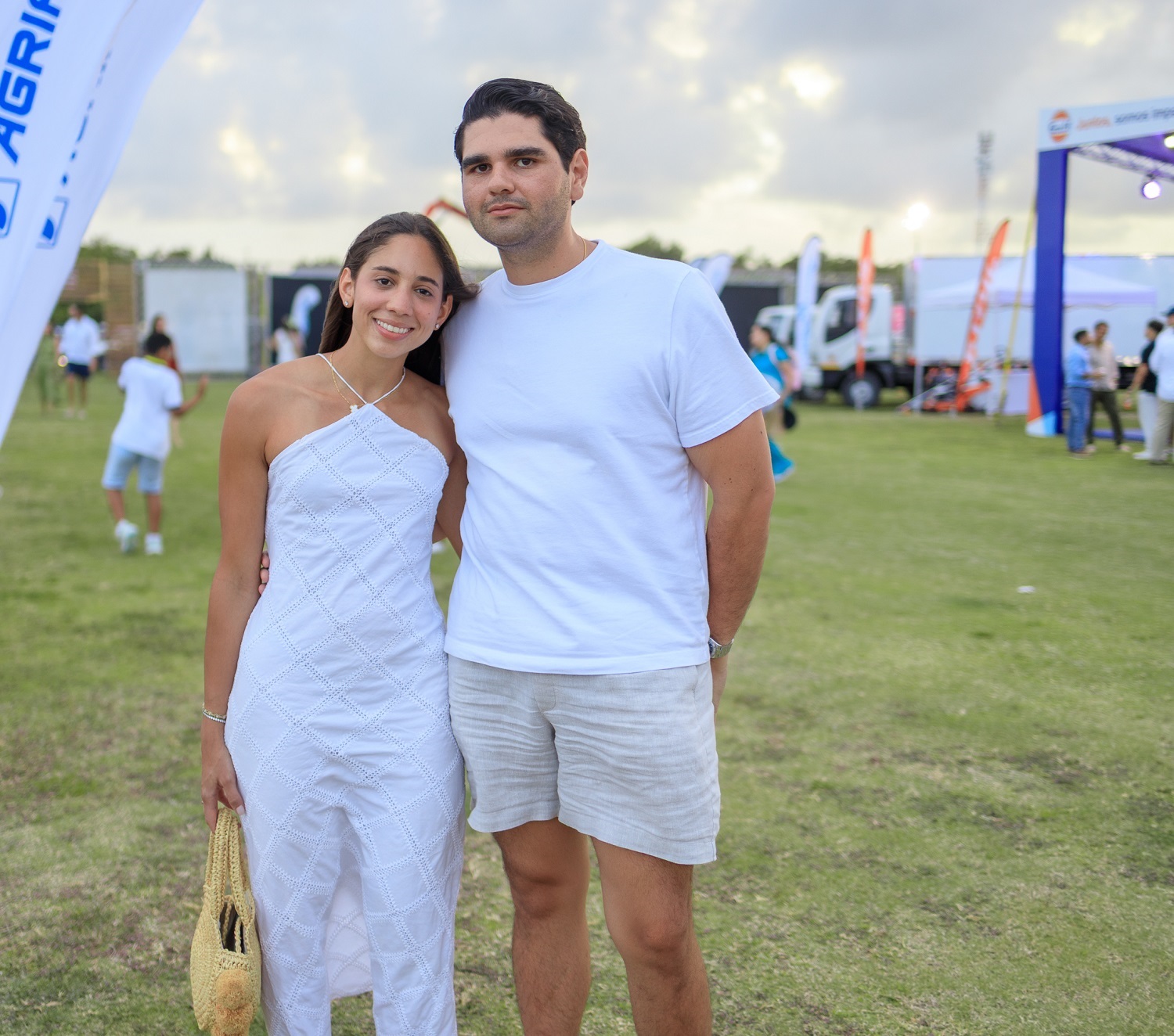 María Laura Fiallo and José Ramón Báez.