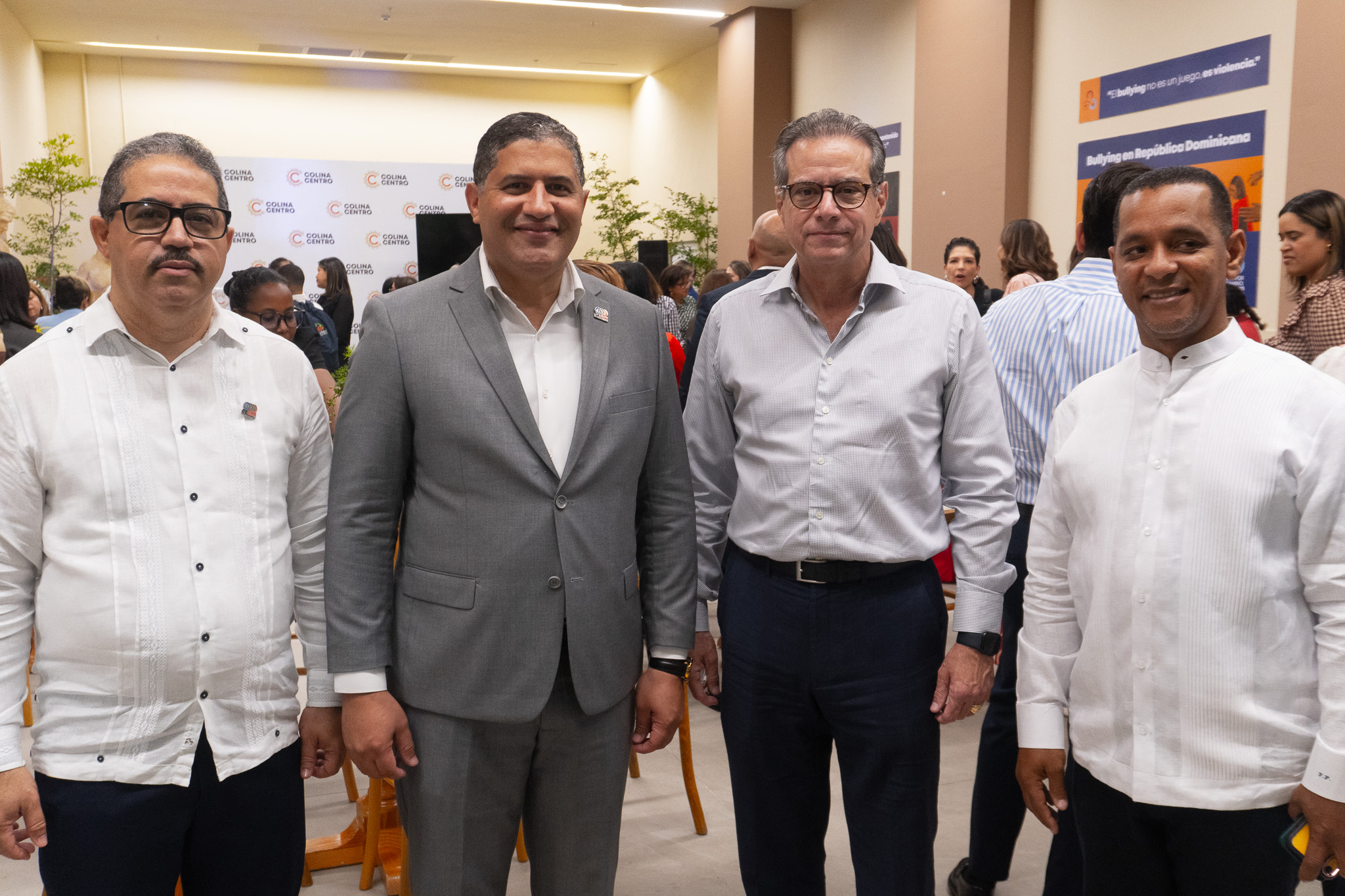 Arquímides Pérez, Julian Pérez, Eng. Raul Rizek and Francis Pérez
