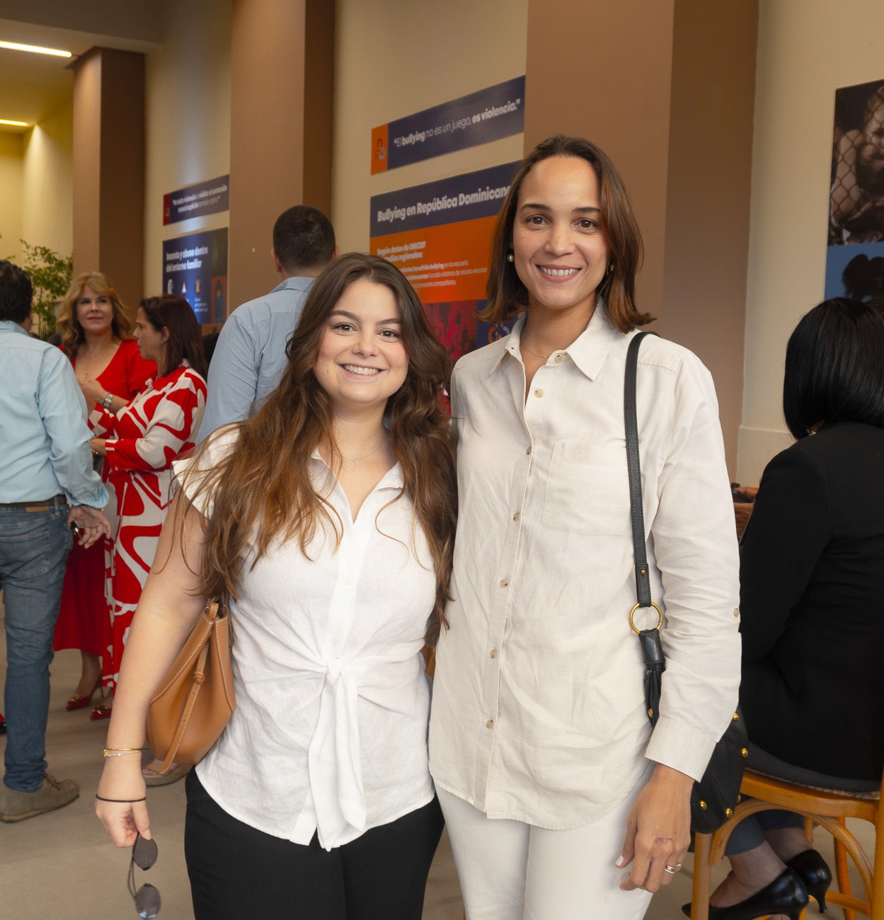 Isabel Rizek and Luz Grullón de Schulze