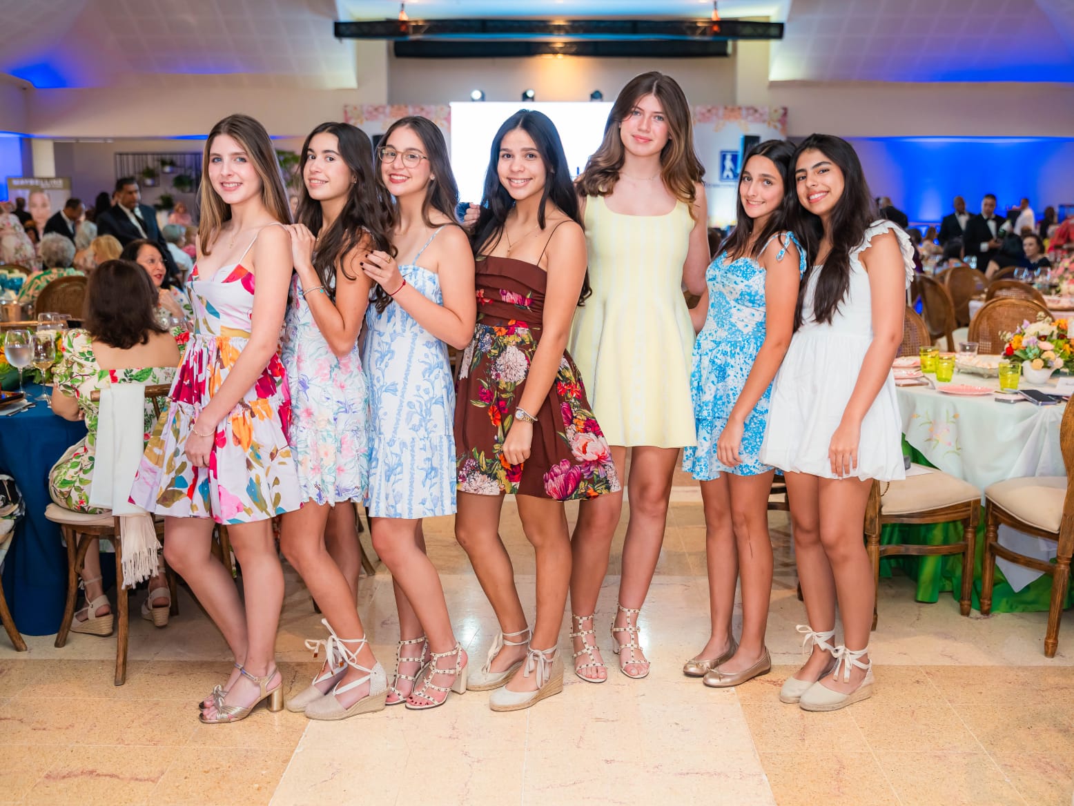 María Marranzini, Amalia Pérez, Sofía Salcedo, Vera Abreu, Amelia Postigo, Ana Fernández and Andrea Wittkop