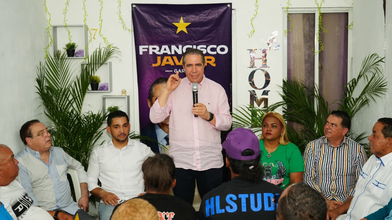 El candidato a la presidencia del Partido de la Liberación Dominicana (PLD), Francisco Javier.