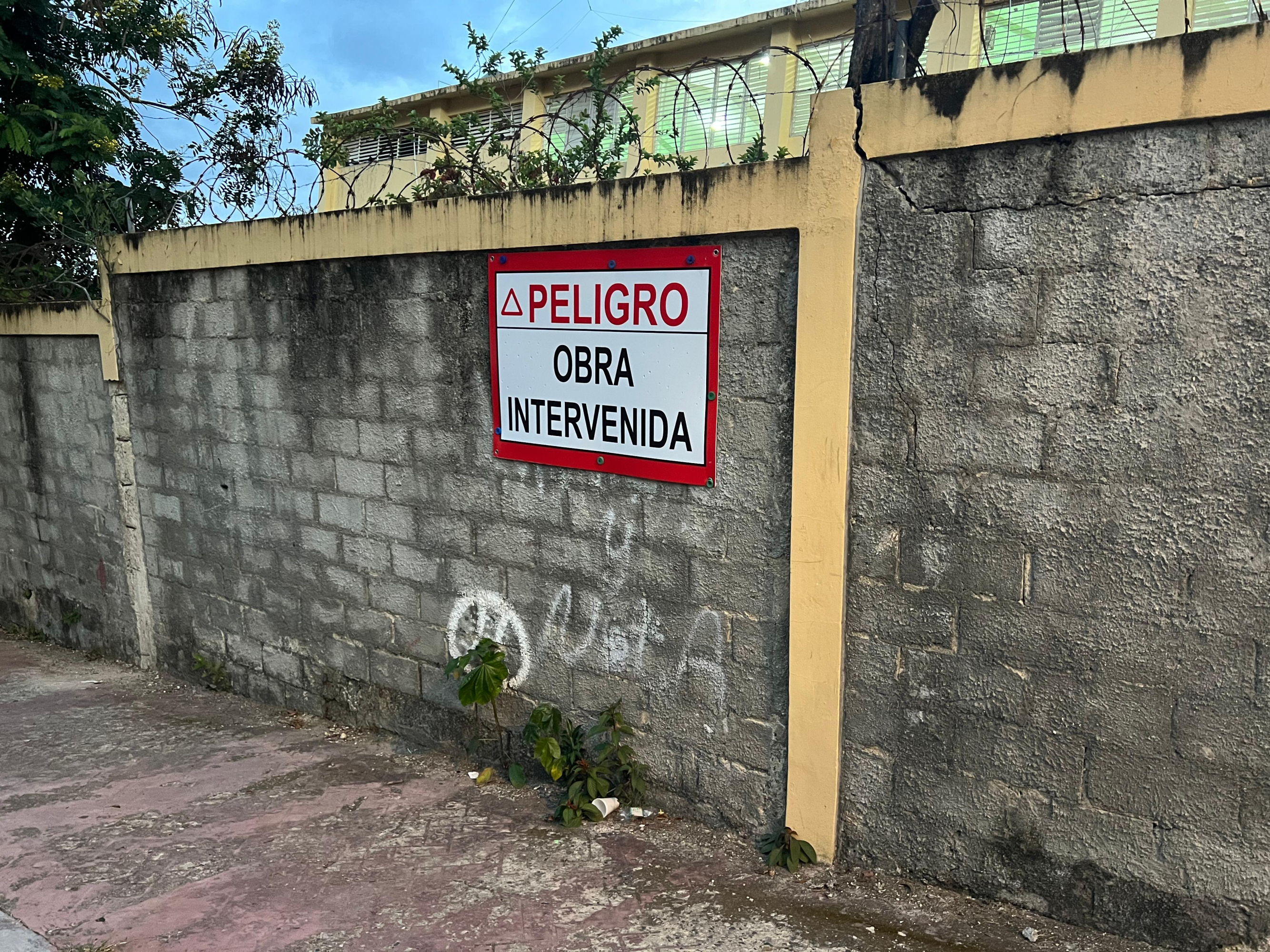 Situación de la pared en junio de 2025.