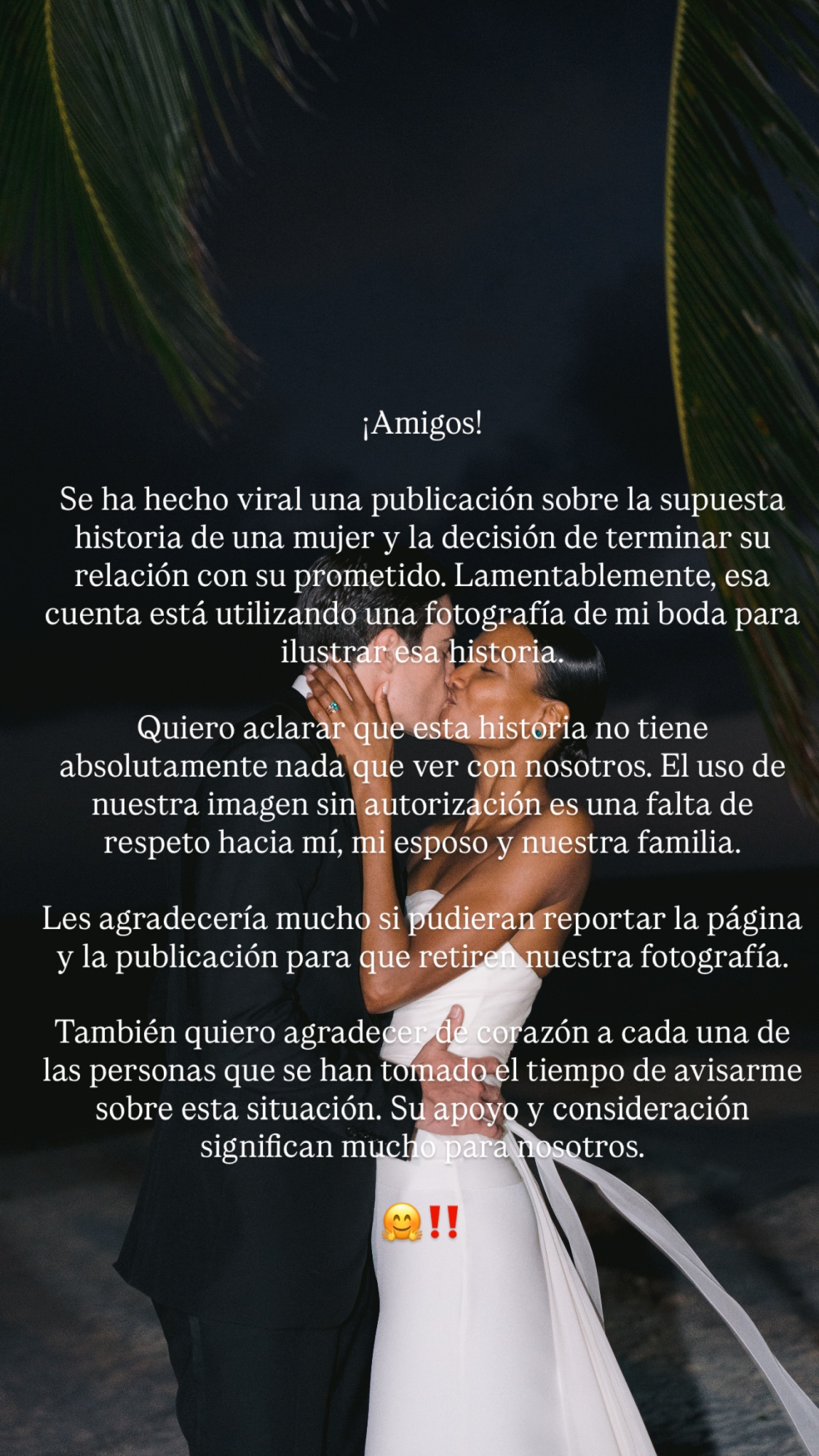 Arlenis Sosa compartió un comunicado para desmentir cualquier vínculo con la historia viral que circula en redes sociales.