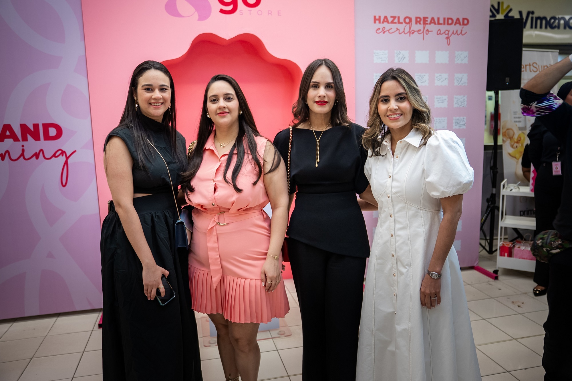 Claudia Silverio, Karla Silverio, Michelle Caro and Nicole Sánchez