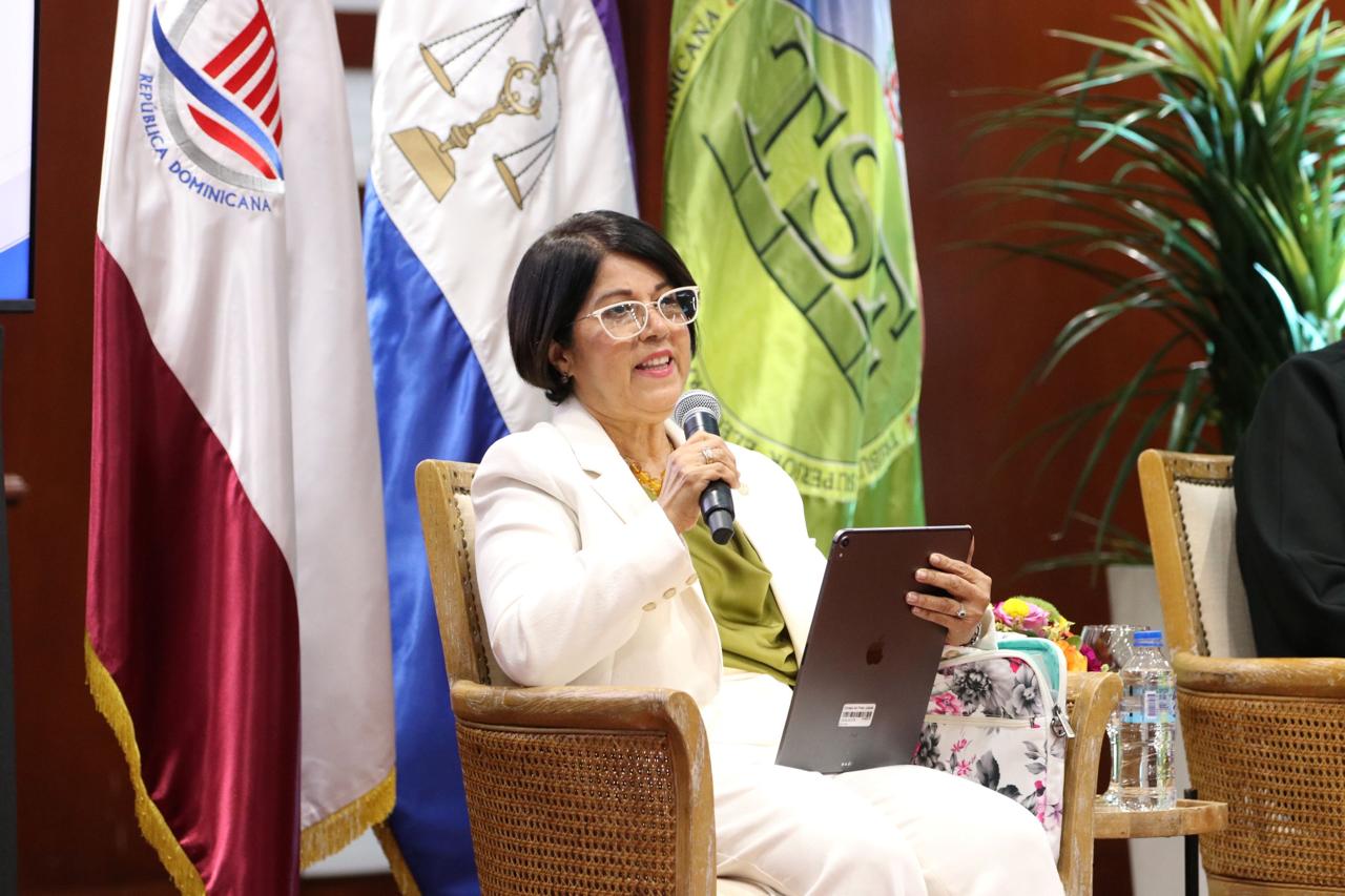 Nancy Salcedo Fernández, jueza de la Suprema Corte de Justicia.
